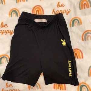 Playboy x Misguided (L8/10 )biker shorts